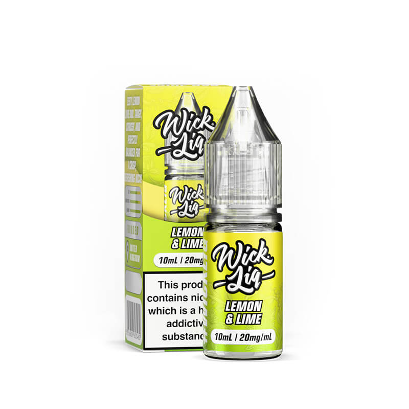 Wick Liq Bar Juice Lemon & Lime 10ml Nic Salts E-Liquid
