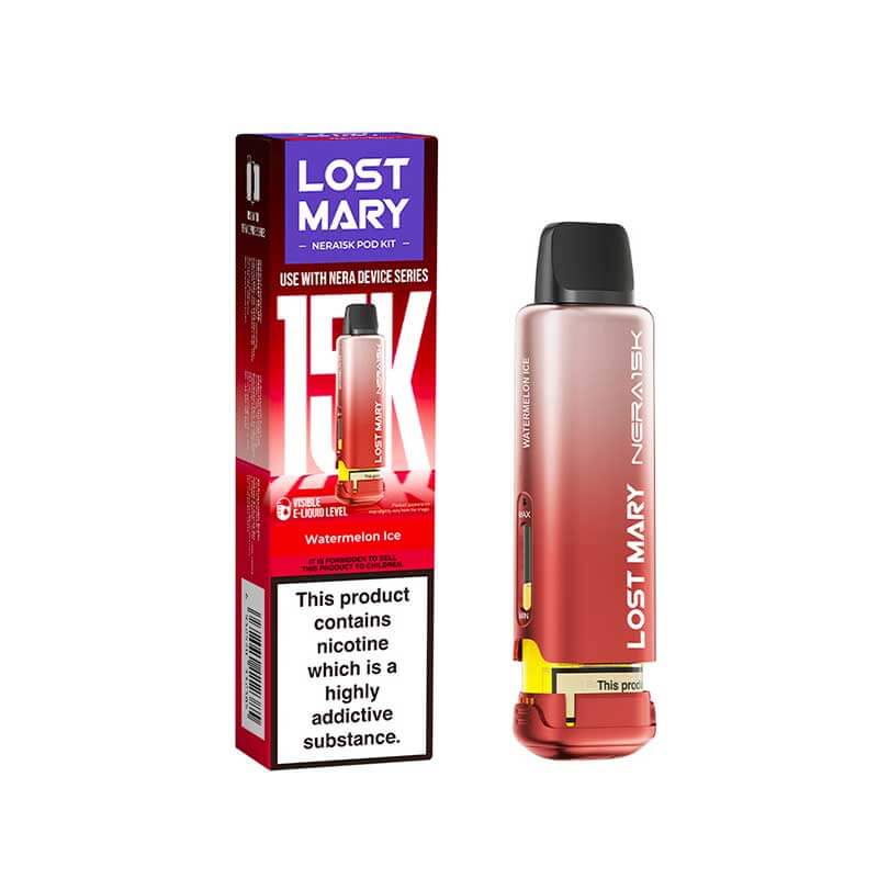 Lost Mary Nera15K Watermelon Ice Prefilled Vape Pods
