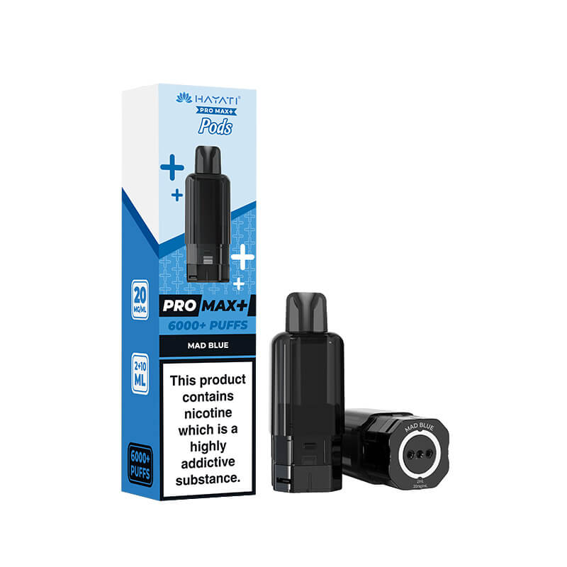 Hayati Pro Max Plus Mad Blue Prefilled Pod + Refill