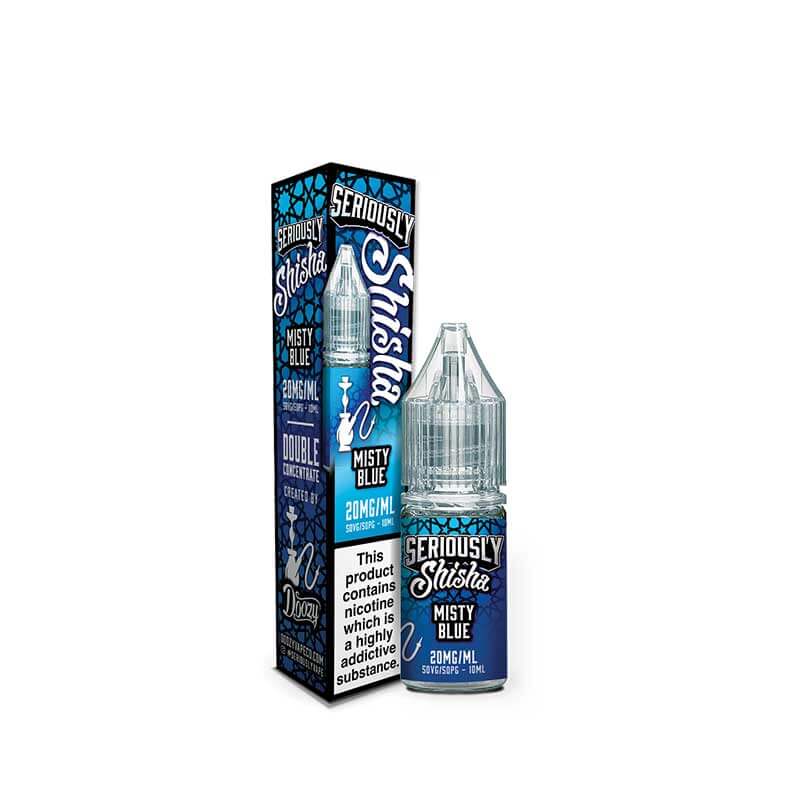 Doozy Vape Co Seriously Shisha Misty Blue 10ml Nic Salt E-Liquid