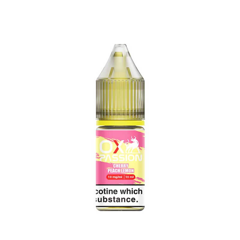 Ox Passion Cherry Peach Lemon Nic Salts E-Liquid 10ml