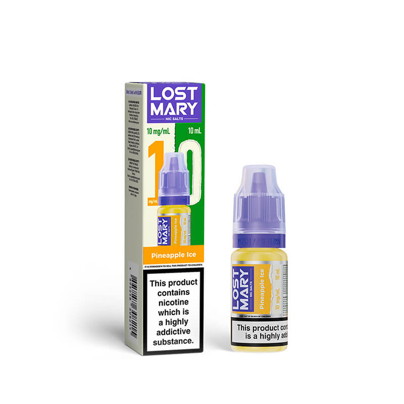 Lost Mary Pineapple Ice 10ml Nic Salts E-Liquid