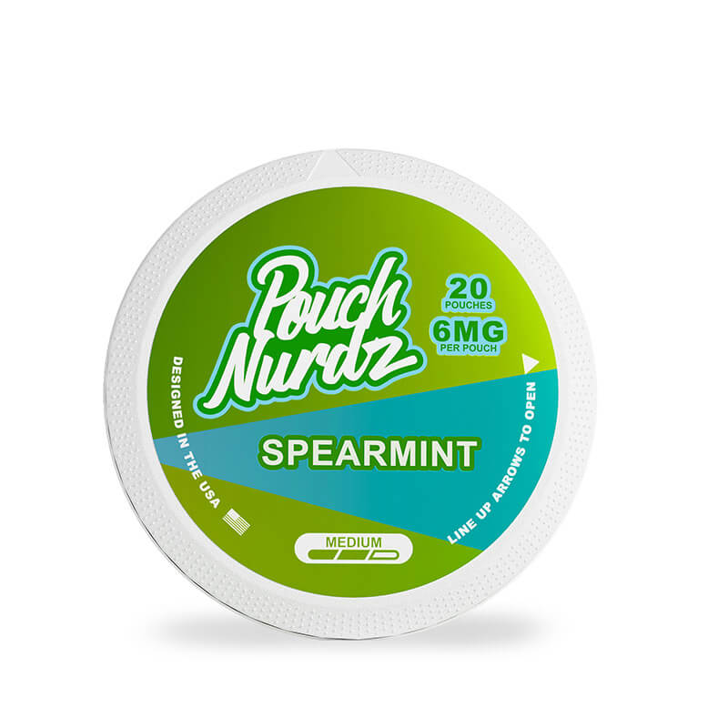 Pouch Nurdz Spearmint Nicotine Pouches