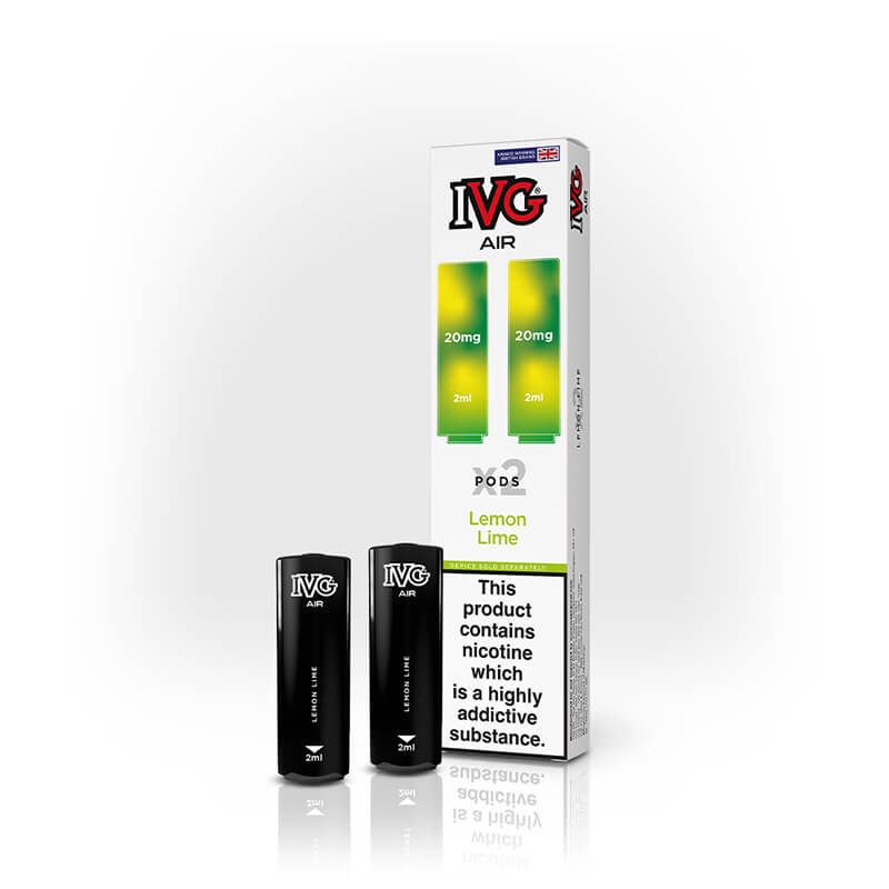 IVG Air Lemon Lime Prefilled Vape Pods - 20mg