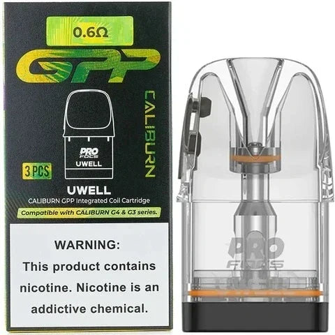 Uwell Caliburn GPP Replacement Pod (0.6Ω) - Vape Shop Noida