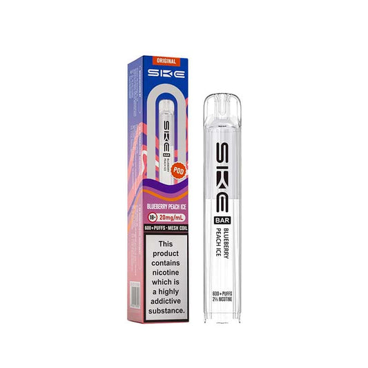 SKE Bar Blueberry Peach Ice Prefilled Vape Pod