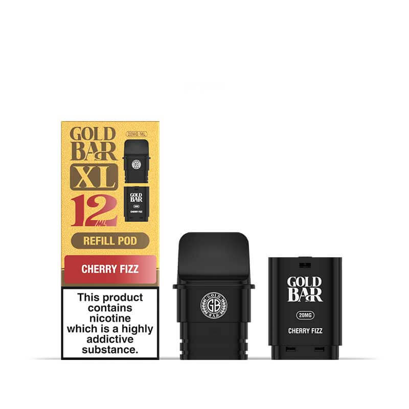 Gold Bar XL Cherry Fizz Prefilled Pod + Refill