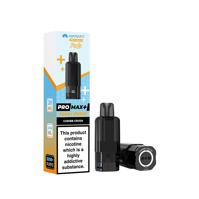 Hayati Pro Max Plus Caribb Crush Prefilled Pod + Refill