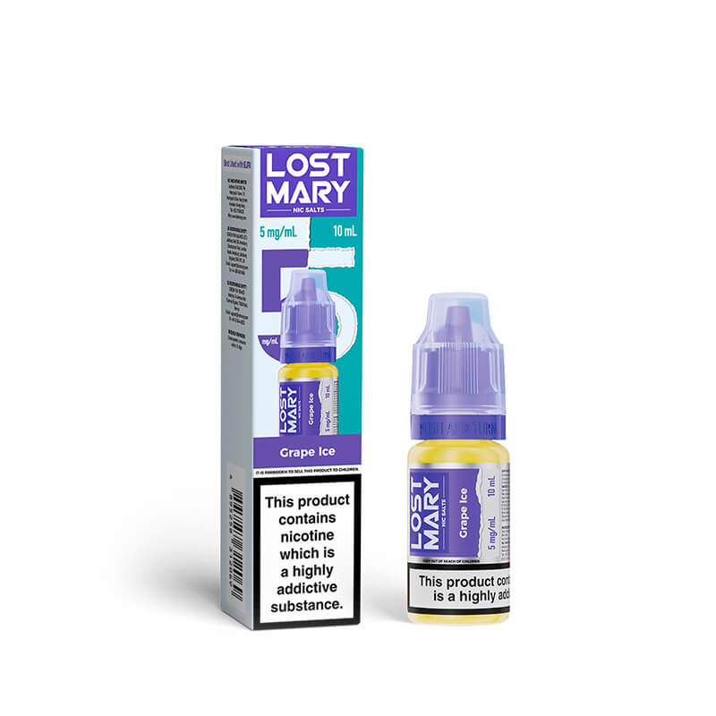 Lost Mary Grape Ice 10ml Nic Salts E-Liquid