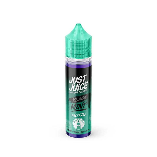 Just Juice Mint Range Black Mint Saltfill Shortfill 40ml E-Liquid