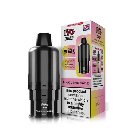 IVG XL35 Pink Lemonade Prefilled Vape Pod + Refill