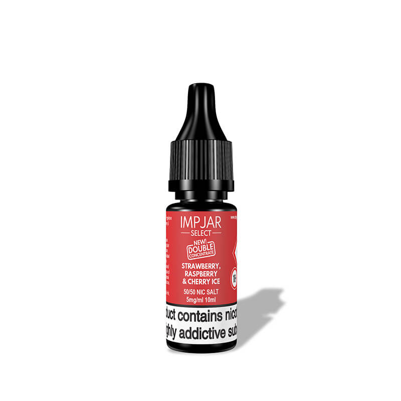 Imp Jar Select Strawberry Raspberry & Cherry Ice 10ml Nic Salts E-Liquid