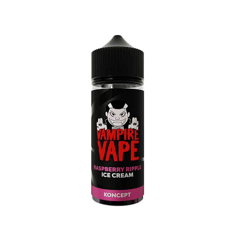 Vampire Vape Desserts Raspberry Ripple Ice Cream 100ml Shortfill E-Liquid