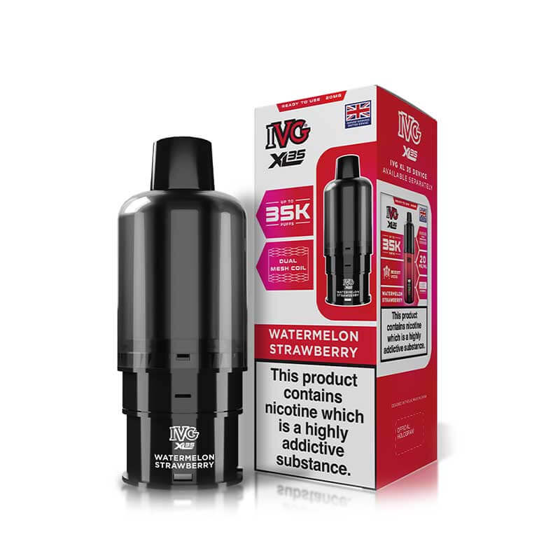 IVG XL35 Watermelon Strawberry Prefilled Vape Pod + Refill