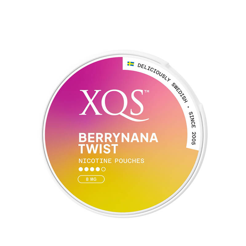 XQS Berrynana Twist Nicotine Pouches - 8mg/Pouch
