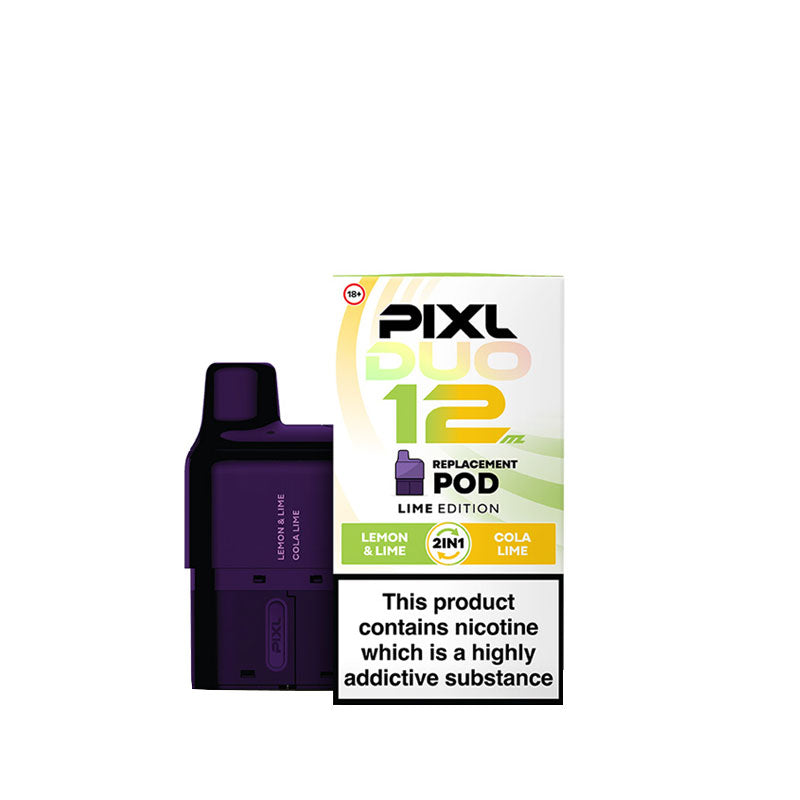 PIXL Duo 12 Lime Edition Prefilled Pod + Refill
