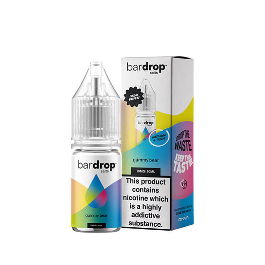 Bar Drop Gummy Bear 10ml Nic Salts E-Liquid