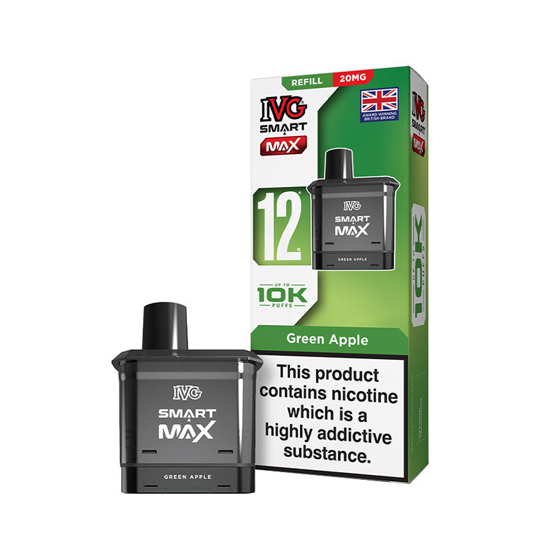 IVG Smart Max Green Apple Prefilled Vape Pod + Refill