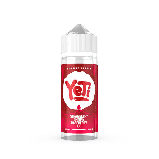 Yeti Summit Series Strawberry Cherry Raspberry Ice 100ml Shortfill E-Liquid